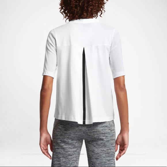 Nike half sleeve bonded workout top - Picture 3 of 4